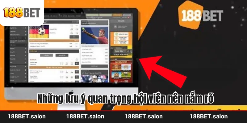 Những lưu ý quan trọng hội viên nên nắm rõ
